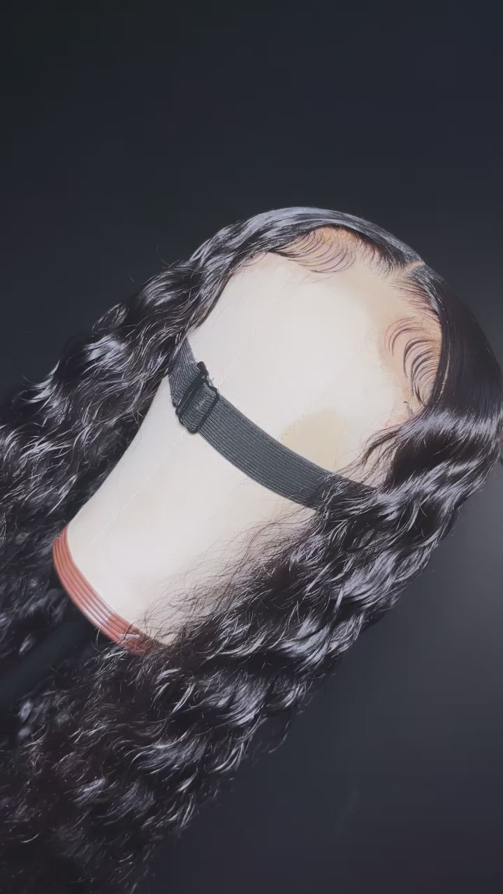 24" HD 5X5 Ready To Wear Curly Wig Pinky Virgin Extensions LLC