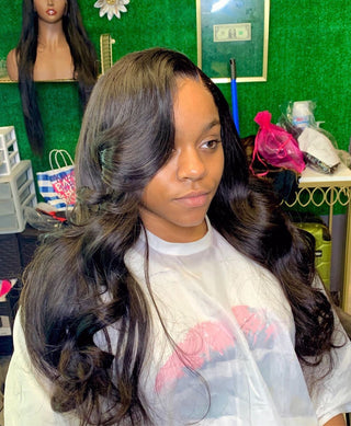 3 Bodywave Bundles+ 5X5 HD Closure/ Lux Mink